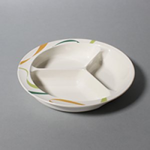 画像2: 三ッ仕切皿（自助食器）いろは (2)
