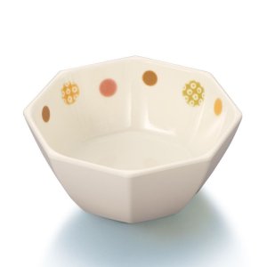画像1: 八角小鉢（メラミン製）江戸小紋 (1)