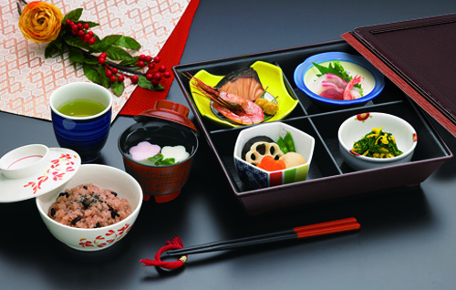 8寸角スタック弁当箱盛りつけ例